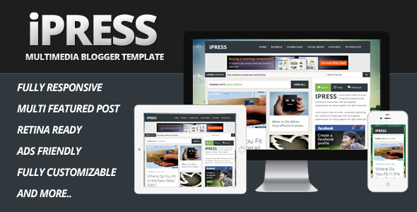 professional and responsive blogger templates